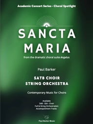 Sancta Maria SATB choral sheet music cover Thumbnail
